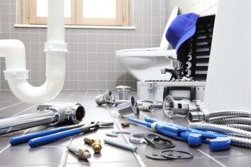 Gereedschap van een loodgieter